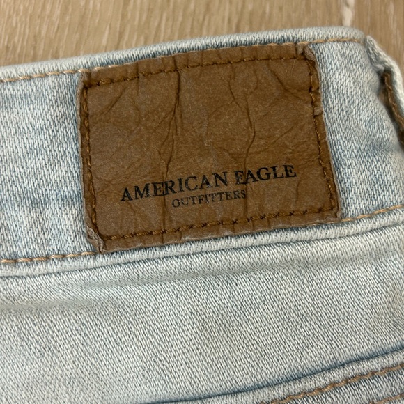 American Eagle High Rise Shortie Jean Shorts - Picture 5 of 13